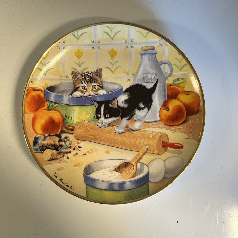 Vintage Franklin Mint Collector Plate "Cooking Up Trouble" GVC